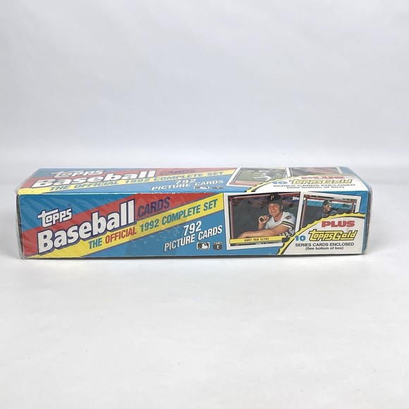 Topps MLB Major League Baseball 1992 Complete Set 792 Cards Factory Sealed Box - Picture 2 of 9